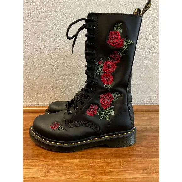 Doc Martens Vonda rose mid-calf boots - Picture 2 of 7